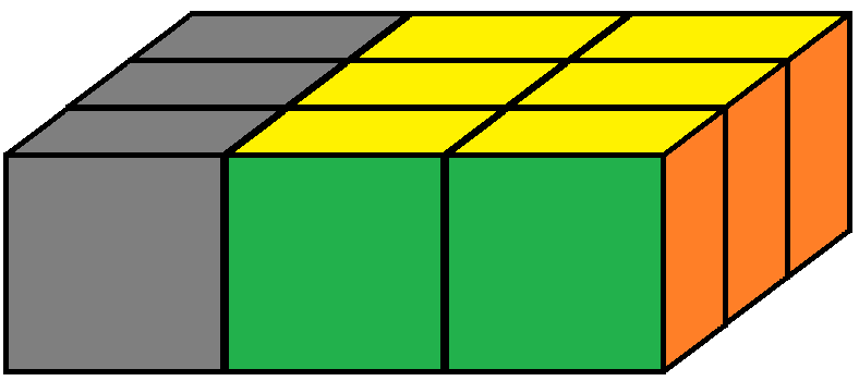 Left face of the Floppy cube