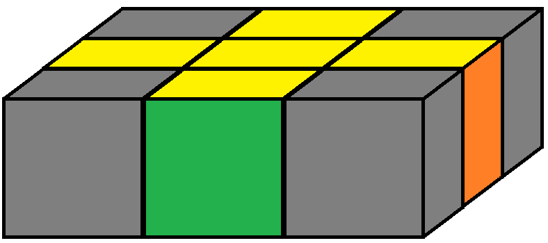 Aim of step 1 of how to solve the Floppy cube