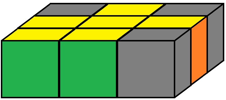 Aim of step 2 of how to solve the Floppy cube