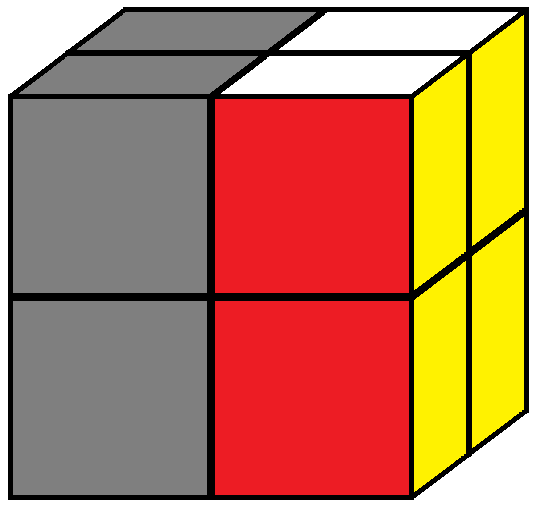 Left face of the Pocket cube