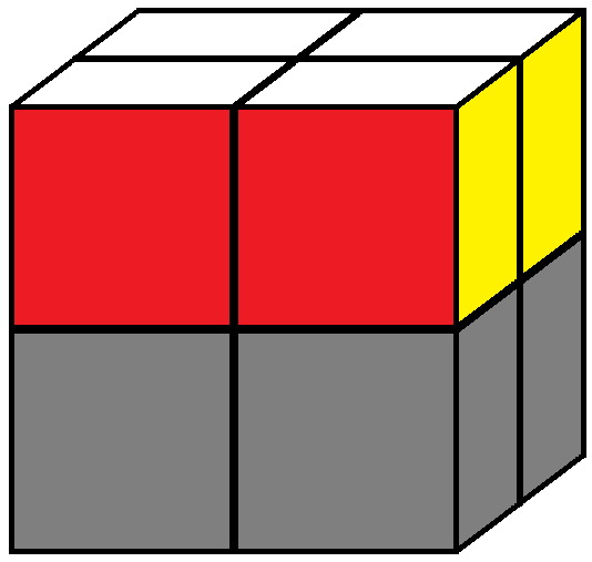 Aim of step 1 of how to solve the Pocket cube