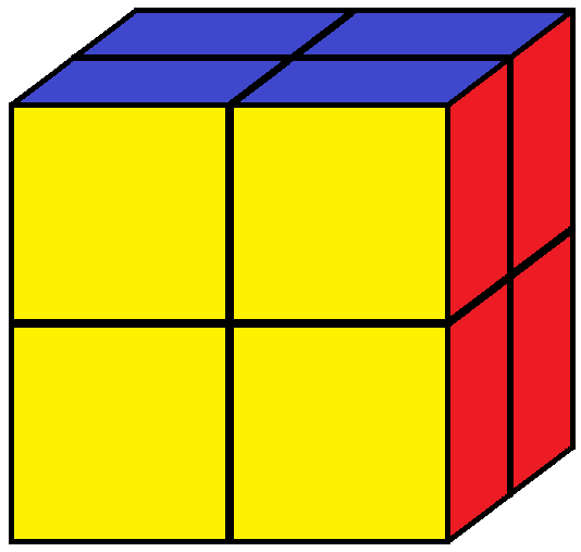 Aim of step 2 of how to solve the Pocket cube