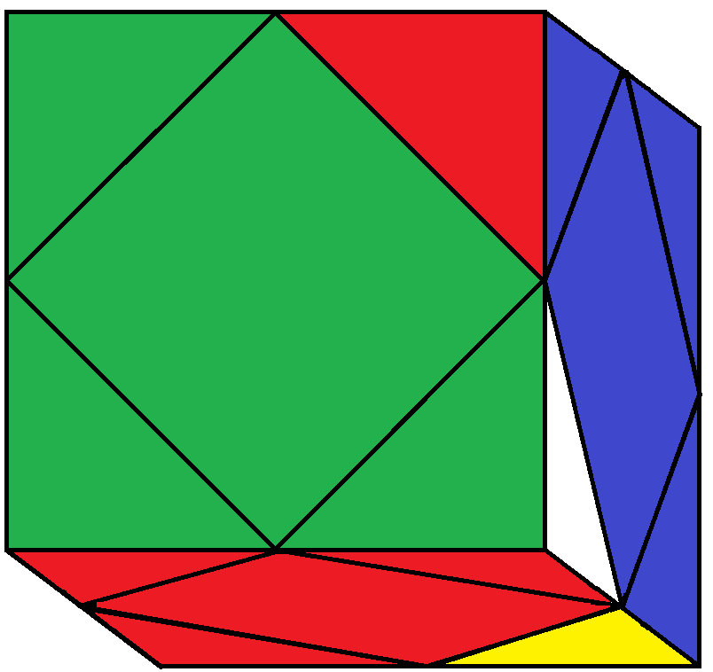 Result of FRD turn of the Skewb