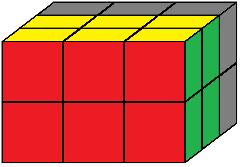 Back face of the Domino Cube