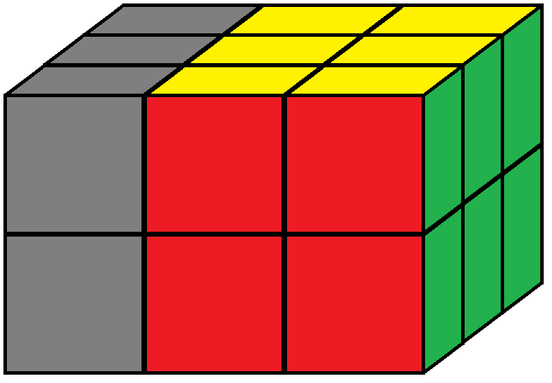 Left face of the Domino Cube