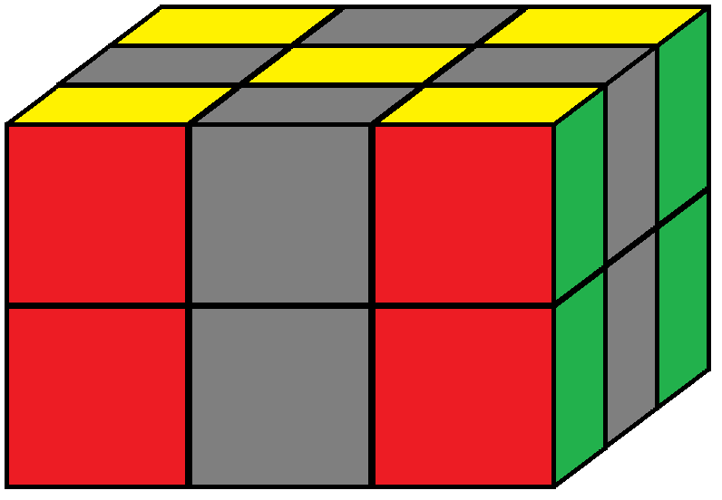Aim of step 1 of how to solve the Domino cube