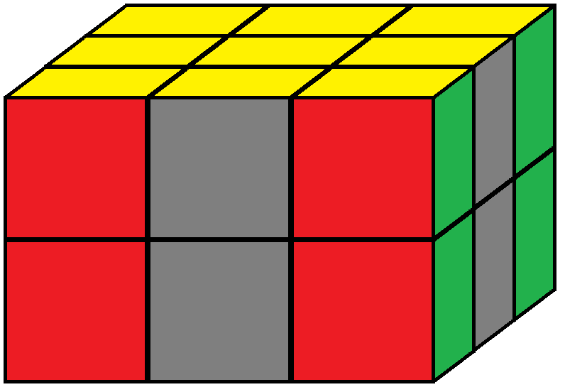 Aim of step 2 of how to solve the Domino cube