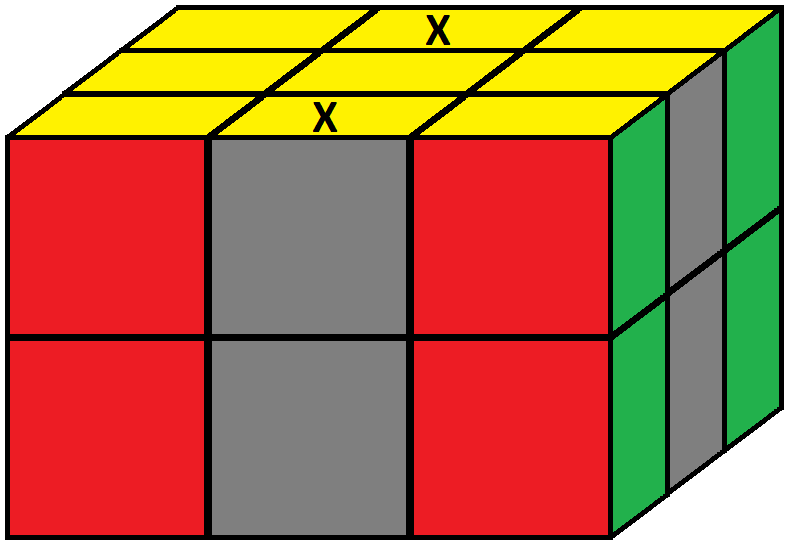 Algorithm 2/2 of step 3 of how to solve the Domino cube