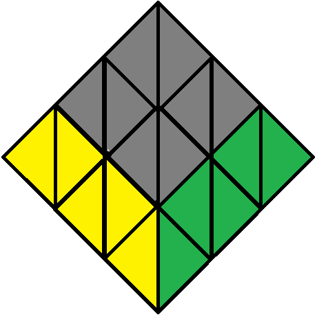 Up face of the Pyraminx